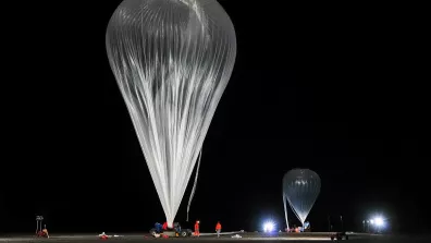 Un des nombreux ballons lancés par le CNES