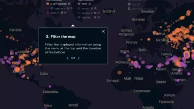 Cartographie des émissions de méthane dans le monde