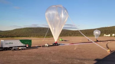 Fin de gonflage du ballon principal (100Z) Sapheraller lors de la campagne TRANSAT 2024