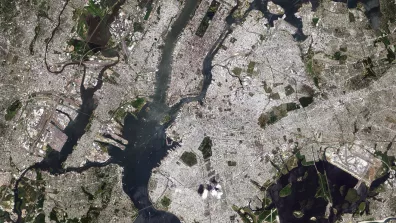 Image satellite de New-York City