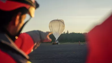 Nacelle Xenon sous ballon auxiliaire