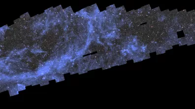 Immense mosaïque de 208 gigapixels contenant 260 observations réalisées entre le 25 mars et le 8 avril 2024 par le télescope spatial européen Euclid.