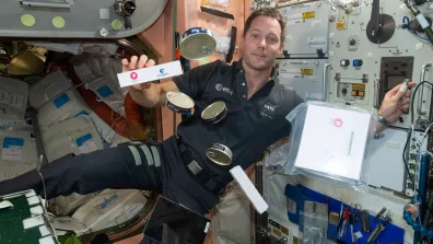 Thomas Pesquet à bord de l'ISS