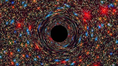 Image d’un énorme trou noir au centre d’une galaxie