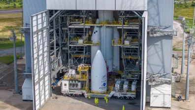 Arrivée de la coiffe de la deuxième Ariane 6 dans la ZLA.