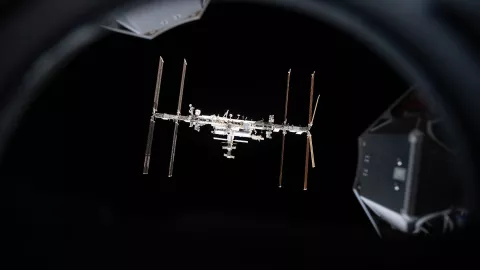 La Station spatiale internationale (ISS). 