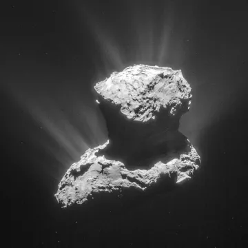 La comète Churyumov-Gerasimenko vue par la sonde Rosetta